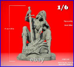 Red Sonja Statue Resin Model kit GK Collections 1/6 Fan ART