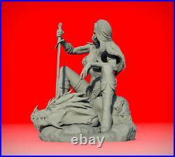 Red Sonja Statue Resin Model kit GK Collections 1/6 Fan ART