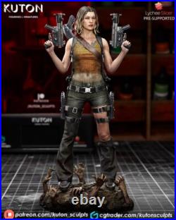 Resident Evil Alice Resin Figure 1-9- High-Detail Collectible Unpainted 20 cm