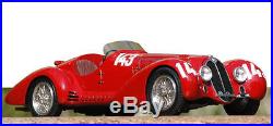 Resin 1/24 P24 1937 Alfa Romeo 2900b Mille Miglia 1st