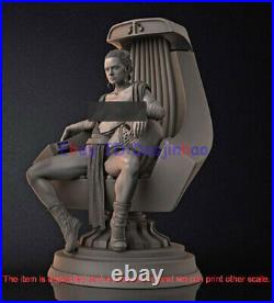 Rey On Chair 1/6 Figure 3D Printing Model Kit Unpainted Unassembled 31cm 003 Ver