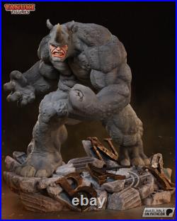 Rhino 3D Resin Sculpture Bust Statue Model Kit Unpainted/Unassembled