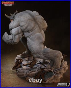 Rhino 3D Resin Sculpture Bust Statue Model Kit Unpainted/Unassembled