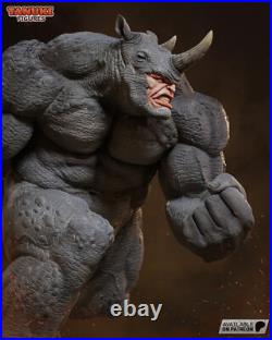 Rhino 3D Resin Sculpture Bust Statue Model Kit Unpainted/Unassembled