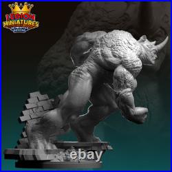 Rhino Resin Sculpture Bust Statue Model Kit Unpainted/Unassembled