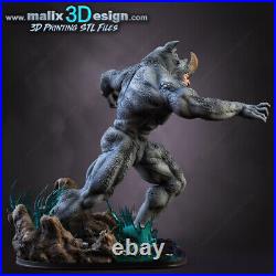 Rhino resin scale model kit unpainted 3d print