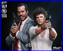 Riggs & Roger Leathal Weapon resin Sculpture Bust Model Kit Unpainted/Unassembl