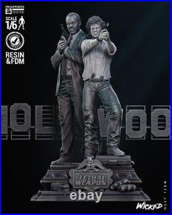 Riggs & Roger Leathal Weapon resin Sculpture Bust Model Kit Unpainted/Unassembl
