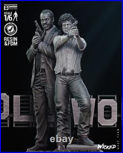 Riggs & Roger Leathal Weapon resin Sculpture Bust Model Kit Unpainted/Unassembl