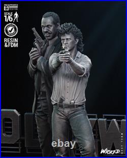 Riggs & Roger Leathal Weapon resin Sculpture Bust Model Kit Unpainted/Unassembl