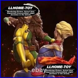 Rogue vs Captain Marv Resin 16 Model Kit Unpainted 3d Print GK Statue Figure