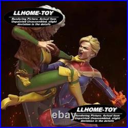 Rogue vs Captain Marv Resin 16 Model Kit Unpainted 3d Print GK Statue Figure