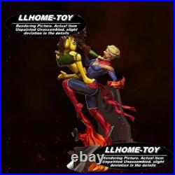 Rogue vs Captain Marv Resin 16 Model Kit Unpainted 3d Print GK Statue Figure