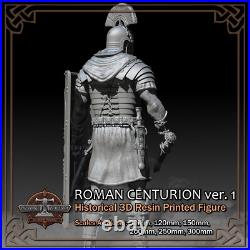 Roman Empire Centurion 1 Scale 1/18 to 1/6 3D Resin Printed Figure Model Kit