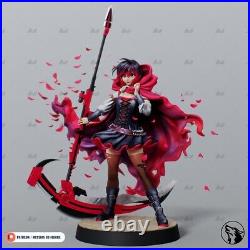 Ruby Rose RWBY Unassembled Unpainted 3D Printing Resin Model Kits Garage Kits