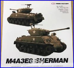 SOL Model 1/16 M4A3E8 Sherman Easy Eight WWII Tank Resin Kit MM069 120mm NEW