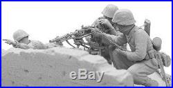 SOL Model MM194, 1/16 WWII German MG34 Team (with brick wall)