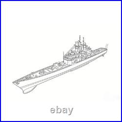 SSMODEL 1/350 Military Model USS CGN-36 California Class Cruiser Full Hull