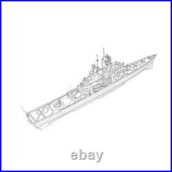 SSMODEL 1/350 Military Model USS CGN-36 California Class Cruiser Full Hull