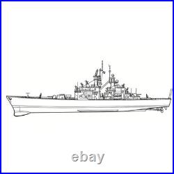 SSMODEL 1/350 Military Model USS CGN-36 California Class Cruiser Full Hull