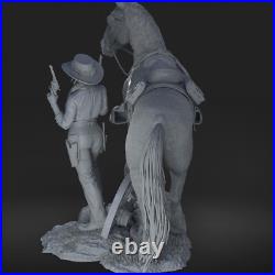 Sadie Adler Figure Red Dead Redemption 2 Collectible Statue, Unpainted
