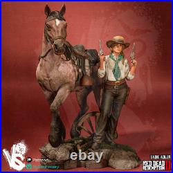 Sadie Adler Figure Red Dead Redemption 2 Collectible Statue, Unpainted
