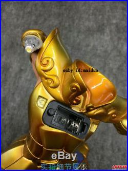 Saint Seiya Aioria Statue Garage Kit GK Leo Gold Saint Figure Collection Model