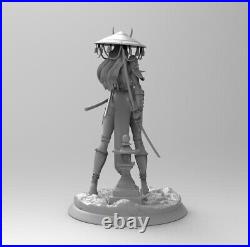 Samurai Waifu 3D Print Resin Model Kit Unpainted Unassembled GK 1/6 Scale
