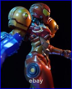 Samus Aran Painted 1/4 3D Printed 12K Figure Statue Resin Model Kit Unassembled