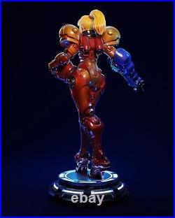 Samus Aran Painted 1/4 3D Printed 12K Figure Statue Resin Model Kit Unassembled