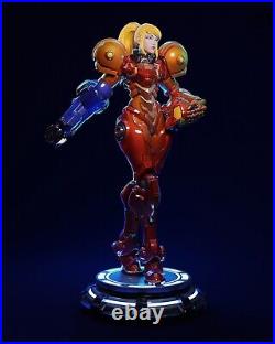 Samus Aran Painted 1/4 3D Printed 12K Figure Statue Resin Model Kit Unassembled