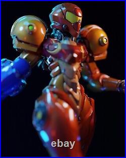 Samus Aran Painted 1/4 3D Printed 12K Figure Statue Resin Model Kit Unassembled