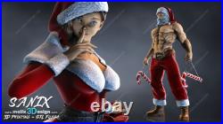 Santa and Sleigh resin scale model kit unpainted 3d print