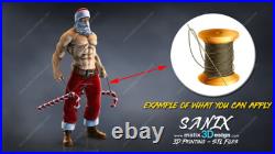 Santa and Sleigh resin scale model kit unpainted 3d print