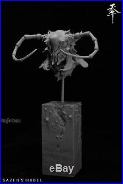 Sazen model longicorn head portrait Unpainted Model Kits High-Q Resin Figurine