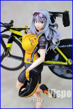 Scale 1/6 Vispo Bicycle Girl Ruka Girl Women Resin Model Garage kit Unpainted