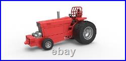 Scale Case IH Style Pulling Tractor Kit 1/24 & 1/16 Scale Options, Resin Kit