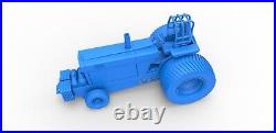 Scale Case IH Style Pulling Tractor Kit 1/24 & 1/16 Scale Options, Resin Kit