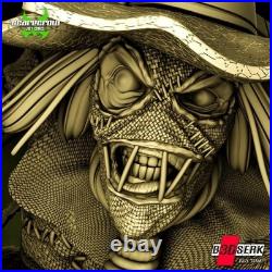 Scarecrow B3DSERK Bust 16K Resin Kit Unpainted 3D Printed Fan Made