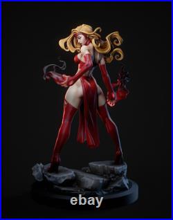 Scarlet Witch Resin Sculpture Statue Model Kit Avengers Unpainted/Unassembled