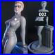 Sci-fi Woman 1/8 1/6 1/4 1/3 3D Print Model Kit Unpainted Unassembled 2 Ver NSFW