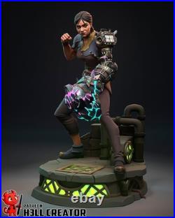 Sevika, Arcane, 200mm, 12K Resin Model Kit Painted 3d Printed DIY Figure