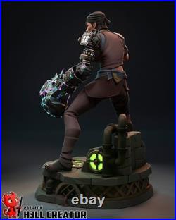 Sevika, Arcane, 200mm, 12K Resin Model Kit Painted 3d Printed DIY Figure