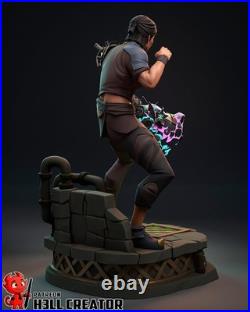 Sevika, Arcane, 200mm, 12K Resin Model Kit Painted 3d Printed DIY Figure