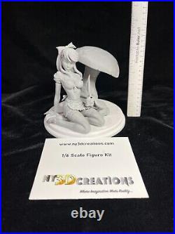 Sexy Alice in Wonderland Fan Art Resin Model Kit 1/6 1/8 Scale