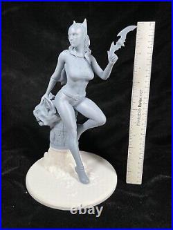 Sexy Batgirl Classic Pinup Resin Model Kit 1/6 1/8 Scale