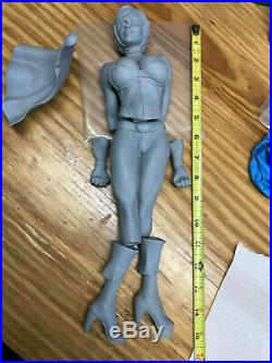 Sexy Figuralia Power Girl 1/4 1/5 Size Resin Model Kit