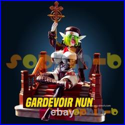 Sexy Gardevoir Nun NSFW Resin 14 Model Unpainted 3d Print GK Statue Figure