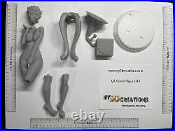 Sexy Stylized Betty Boop Fan Art Resin Model Kit 1/6 1/8 Scale