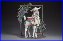 Sheep Girl 1/7 Unpainted GK Models Unassembled Figures Resin Garage Kits 25cmH